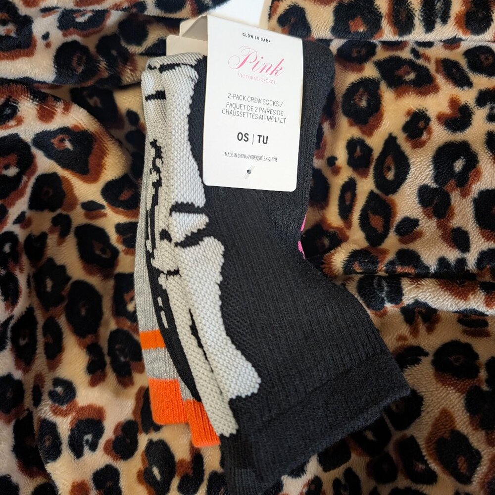 VS/Pink Halloween Socks